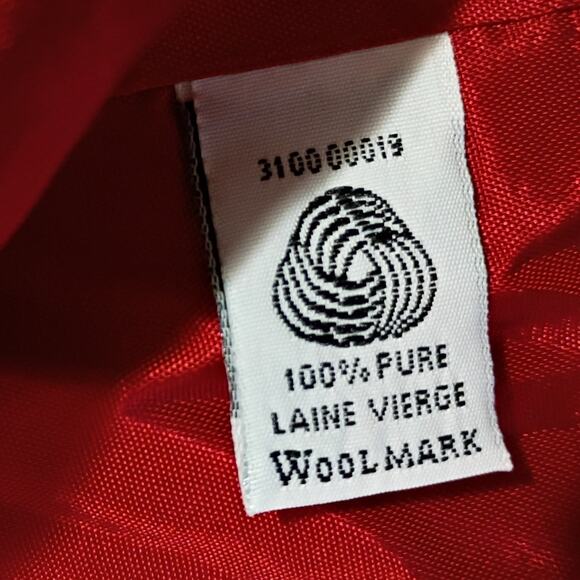 Pendleton Knockabouts Women's 10 100% Wool Red Double Button Jacket USA MADE - Picture 11 of 11